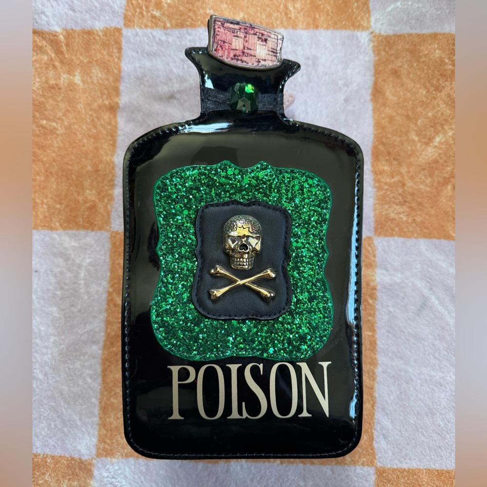 Betsey Johnson Double Sided Poison & Potion Crossbody Bag